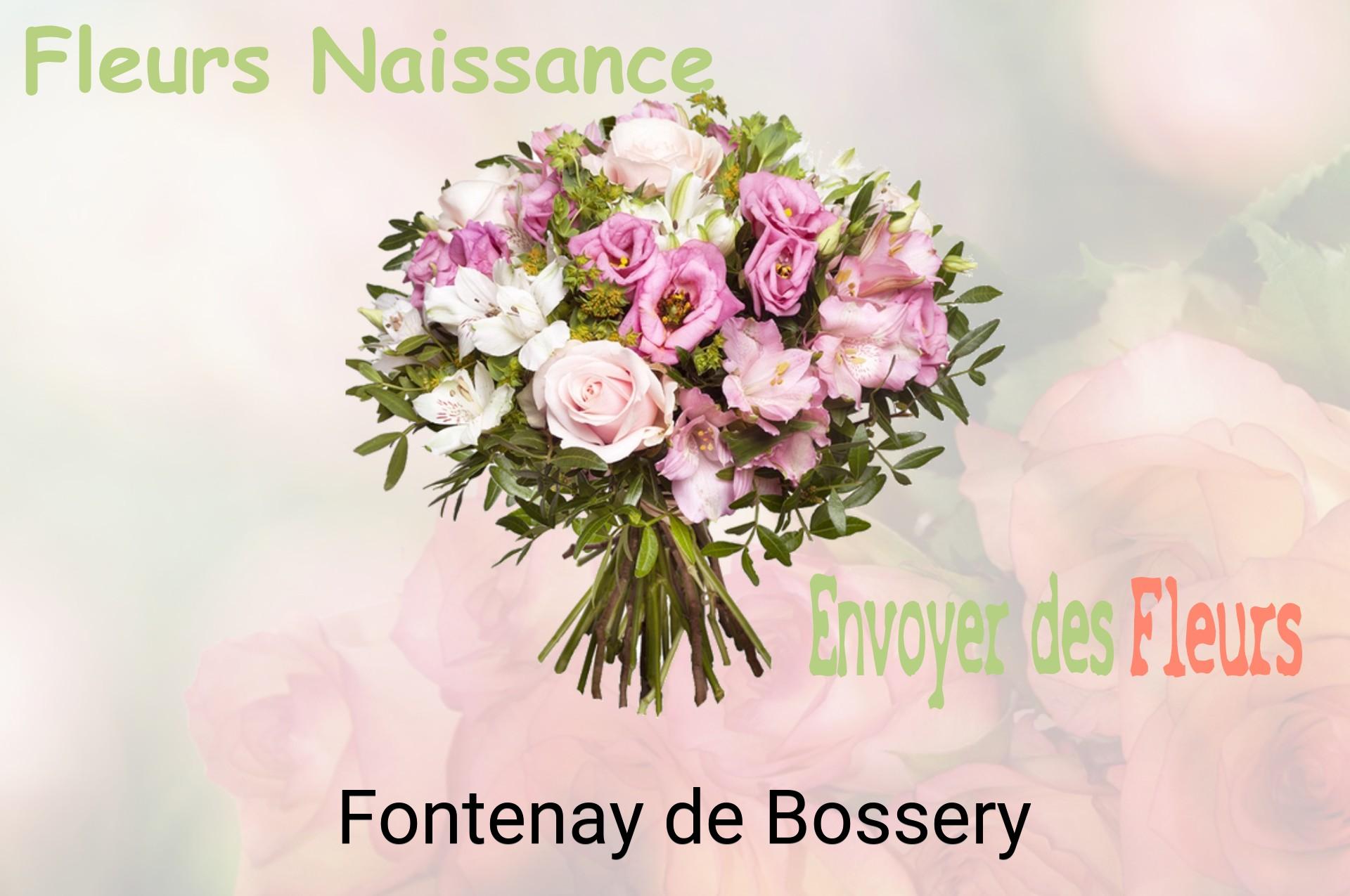 Bouquet de fleurs de naissance livré à Fontenay-de-Bossery